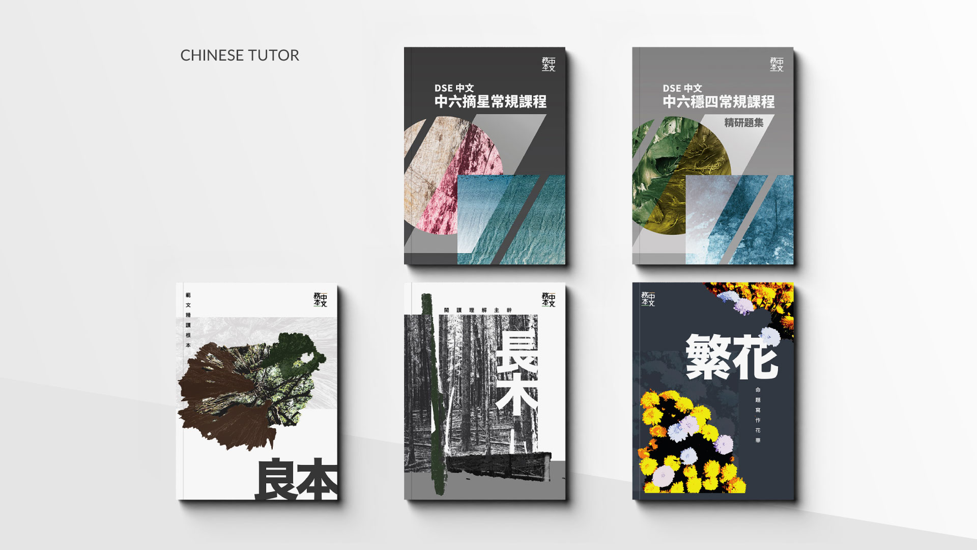 Showcase of book cover design for the course of a Chinese Tutor from AfterSchool Education